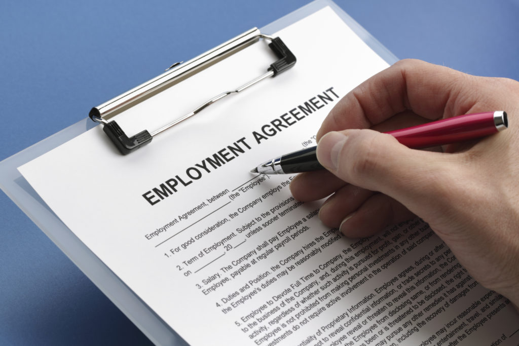 work employment contract